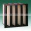 JOWELL F8 Mini Pleat PP Media Compact V Bank Air Compressor Filter F8
