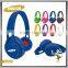 SNHALSAR S818 colorful stereo bass children wired headphones consumer electronics headsets