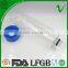 PET disposable clear round 1L plastic mineral water bottle
