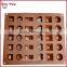 BT0085 30 Holes Silicone Chocolate Molds Whith Circular Shape Heart Shape Rectangle Shape Pyramidal Shape Chocolate Mold