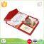 2016 China new design embossing white luxury wedding invitation card