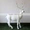 simulation deer doll Christmas decoration white colour reindeer
