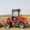 Everun ER08 hydraulic small wheel loader with snow blade and overseas service