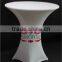 Various colors fitted cocktail spandex table cover