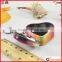 print colored Mini heart shaped chocolate tin box