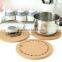 Wooden cup placement