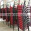 Wholesale stackable interlocking church chair with high quality cushion