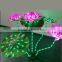 2017 hot sale luminous fiber optic colorful led lotus lamp