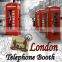 Antique red public telephone booth Bristish Telephone Booth for sale
