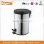 Soft Closing Kitchen Foot Pedal Stainless steel trash bin