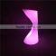 Contemporary Counter Height LED Lighting Plastic Bar Stool with 16 Colours Change