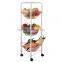 Wholesale Metal 3 Tiers Kitchen Fruit and Vegetable Floor Display Stand