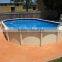 Top Seller Galvanized Steel Swimming Pool Metal Swimming Pool Above Swimming Pool