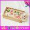 2016 hot sale educational children wood domino game W15A068