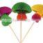 customized small decoration paper flags toothpicks