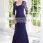 2015 Sexy Long Sleeve Lace Formal Gown