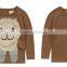 2016 Hot Sell Handmade 3D Lions Children Knitted Sweater