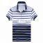 Customized classic short sleeve stripe men polo shirt 2016