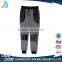 2016 high quality light grey patch design mens jogger sweat pants for men