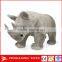 Wholesale stuffed lifelike animal plush gray giant rhinoceros toys for children