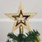 Christmas Tree Top Gold Star Christmas Tree Decoration Party Favor