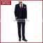 Navy Blue 3 Piece Coat Pant Man Business Fashion Suit