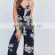 2017 Fashion Long Top Seller Sleeve Women Lady Black Sexy Jumpsuit