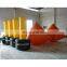 2015new inflatable pyramid and cylinder buoy with customized logos for swim event