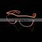 Party el equalizer glasses light up glowing shutter party el wire Glasses