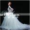 1A175cx 2015 High Collar Lace Palace Wedding Dress/Real Picture Show Bridal Wedding Dress Court Train Europe and America 2105