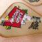 Custom adhesive woven label chenille patch with embroidery logo