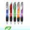 Rubber touch plastic ball pen wtih printed logo