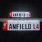 promotional reflective number plate for advertising