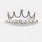 2016 fashion cute silver rhinestone pink princess tiara crown hair accessories children kids girls gift headwear band ornaments