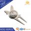 New retractable deluxe automatic pitch fork golf divot tool automatic