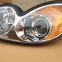 For 02-05 Sonata Clear Projector Headlights Head Lights Lamps+Amber Reflector