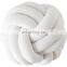 Hot sale solid color 100% Polyester chunky DIY Fabric yarn ball for craft