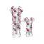 Girl Short Sleeve Split Maxi Dresses Mommy And Me Dress Cover Up Long Cami Maxi Dresses