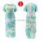 Plus Size XL-5XL Women Tie Dye Print V-neck Short Sleeve Slim Maxi Dress Fashion Streetwear Long Dresses Vestidos