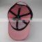 OEM Embroidery Fashion Pink Baseball Cap
