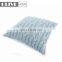 High quality home decorative light blue cushion cover with jacquard cable knit