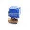 Manual Switch CWX-25S 1/2" 3/4" Brass Mini Motor Electric Water Flow Control Ball Valve 12v