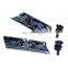 Free Shipping! Headlight Washer Nozzle Covers Chrome W/ Back Black Clips For LEXUS GS300 GS350