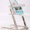 EN14988 aluminum alloy luxury reclining baby high chair