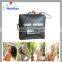 (74672) portable solar heated black bag for outdoor camping and hanging shower bag