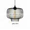 Tonghua 2019 Modern Color Glass Shade Chandelier T30*185 LED Edison Bulb Hanging Lamp E26 E27 Lamp Holder Restaurant Light