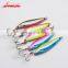 Rainbow Colors VIB 5g 8g 14g 17g  Lure Metal jig Slow Jigging/Trolling Metal Spoon With Feather Hook Metal Fishing Lure