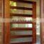 Oak Wood Large Pivot Glass Door / Front Door Designs House Entrance Door