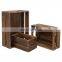 Hand crafted rustic simple and useful  wooden apple crates for sale