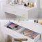 Modern Dressing Table Vanity Table Set with Lighted Mirror - Makeup Vanity with Lights Adjustable Light